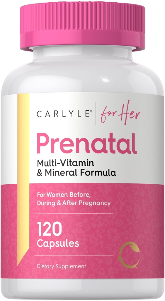 Carlyle prenatálne vitamíny pre ženy 120 Kapsule 