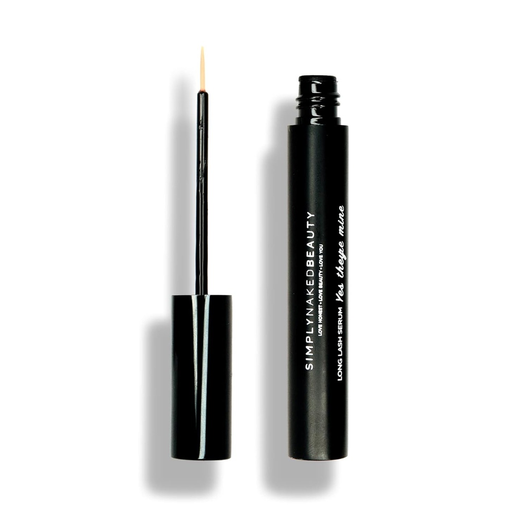 Lash Growth Serum & Brow Enhancer (5 ml) Získajte dlhšie, plnšie riasy za 12 dní - Prírodné a rastlinné Peptidy pre zdravý rast a obočie - kruté sérum zadarmo Lash od jednoducho nahý