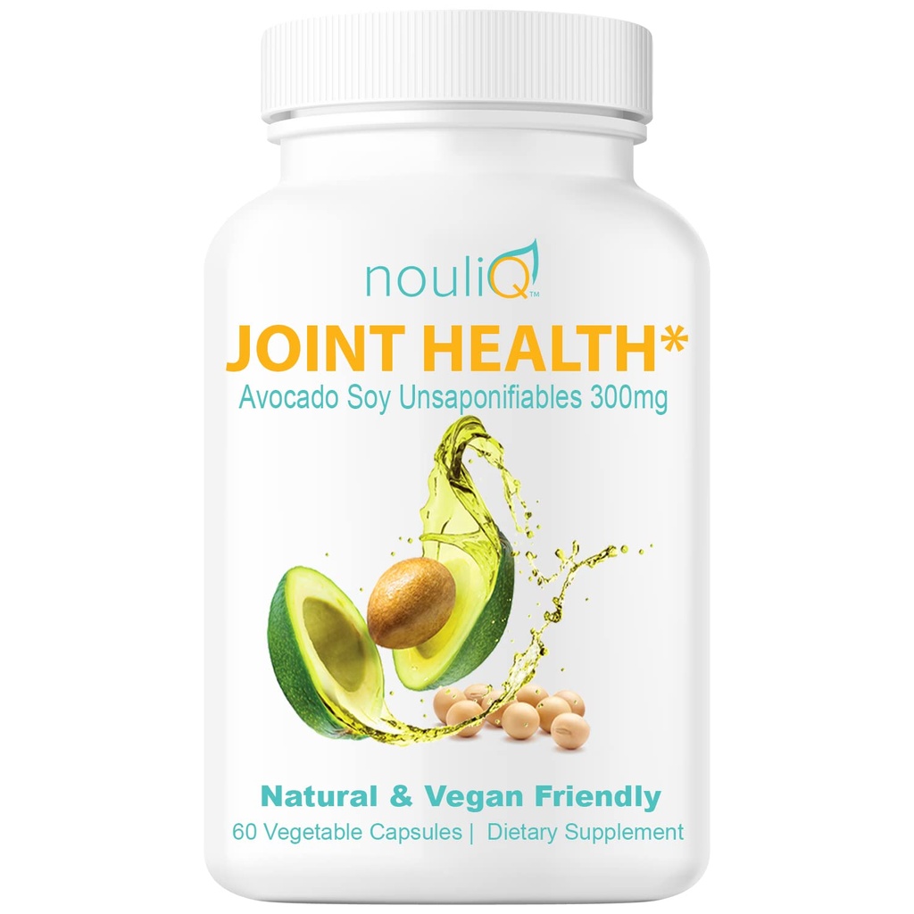Prírodné & Vegan-Friendly Spoločný zdravotný doplnok, Avocado Soy Unsaponifiables 300mg, Non-GMO, Bez akéhokoľvek lepku, Umelé farby alebo príchute, Mliečne a Shellfish, 60 Day Supply.