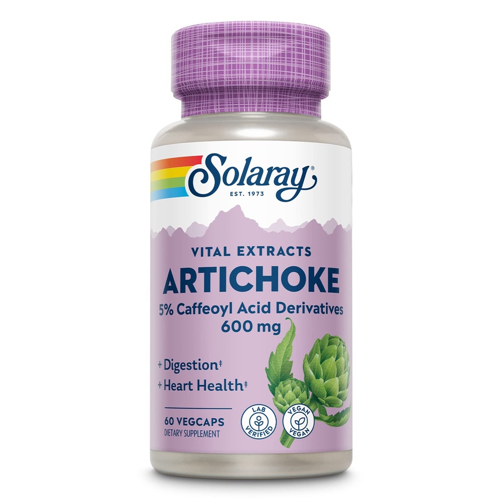 SOLARAY Artičoky Leaf Extract 600mg 