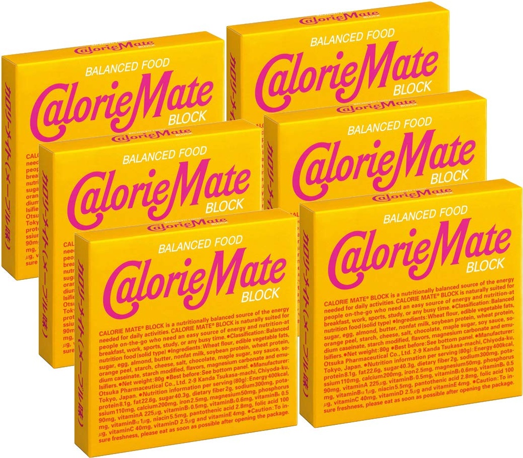Otsuka Calorie Mate Balanced Food Maple 2.82oz/80g (6 balení)