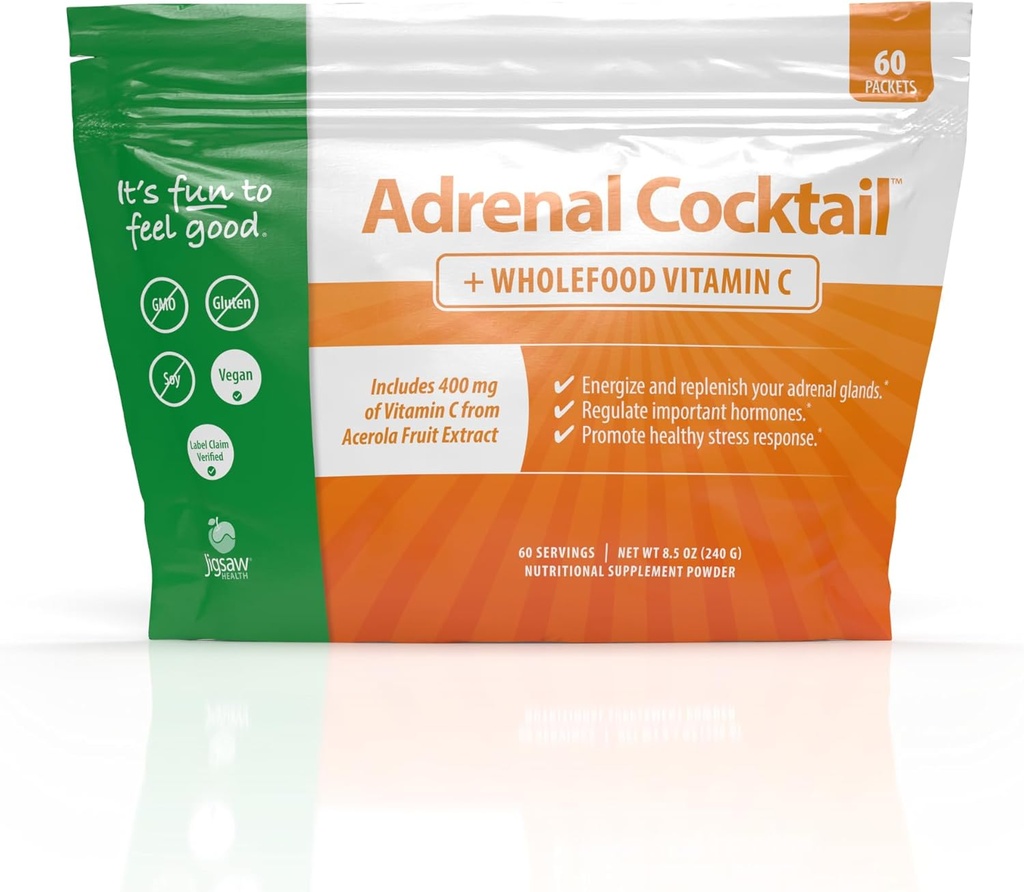 Jigsaw Zdravie Adrenal Cocktail + Wholefood Vitamín C 