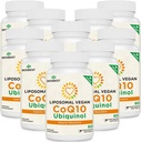 1000mg Lipozomal CoQ10 Ubichinol, 600 Vegan Softgels, vysoká absorpcia Ubichinol CoQ10 Supplement, Active Antioxidant Forma koenzýmu Q10 pre funkciu srdca a výrobu energie