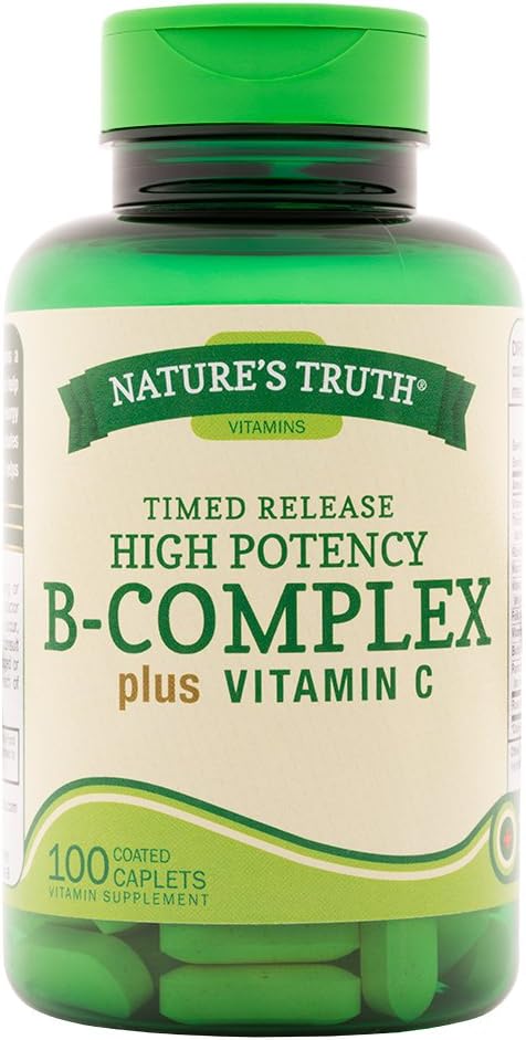 Pravda prírody B-komplex Plus vitamín C čas prepustený, 100 gróf (séria 3)