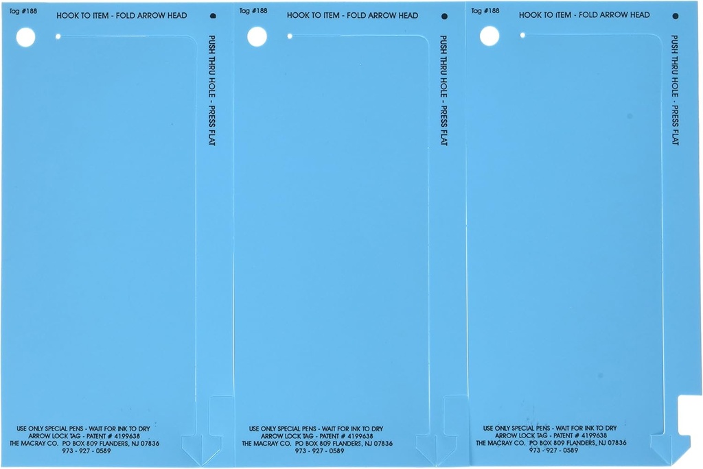 Macray 188 Blue Arrow Lock Značka