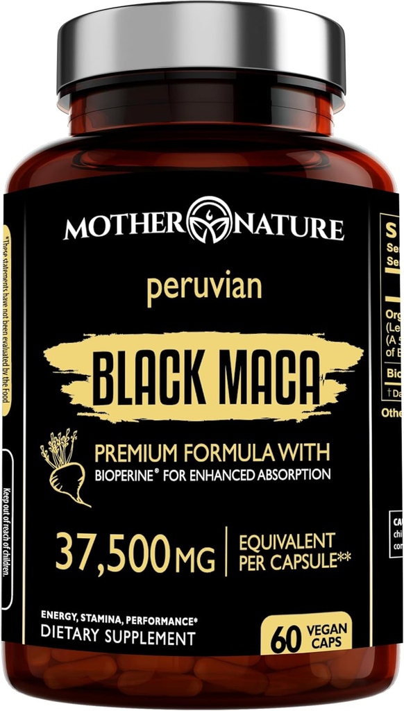 Black Maca Root 50:1 Extract 37,500mg 