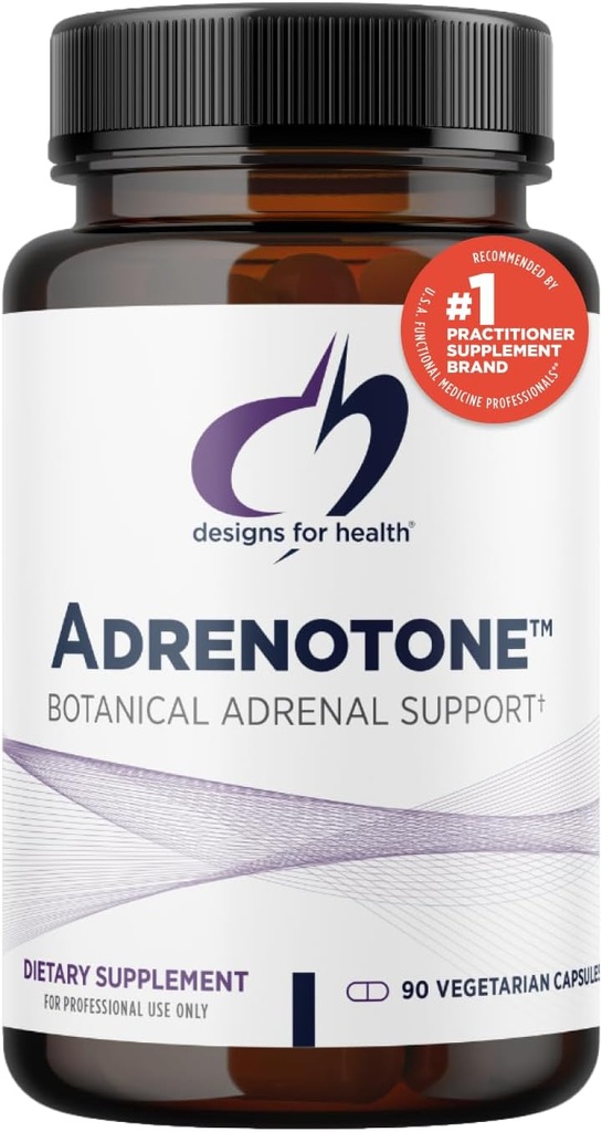 Návrhy pre zdravie adrenotón - Adrenal Support Supplement with Rhodiola Rosea, Ashwagandha, Vitamíny B6, B2 + B5 - Designed to Support Adrenals + Healthy Cortisol Levels (90 kapsúl)
