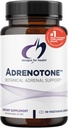 Návrhy pre zdravie adrenotón - Adrenal Support Supplement with Rhodiola Rosea, Ashwagandha, Vitamíny B6, B2 + B5 - Designed to Support Adrenals + Healthy Cortisol Levels (90 kapsúl)