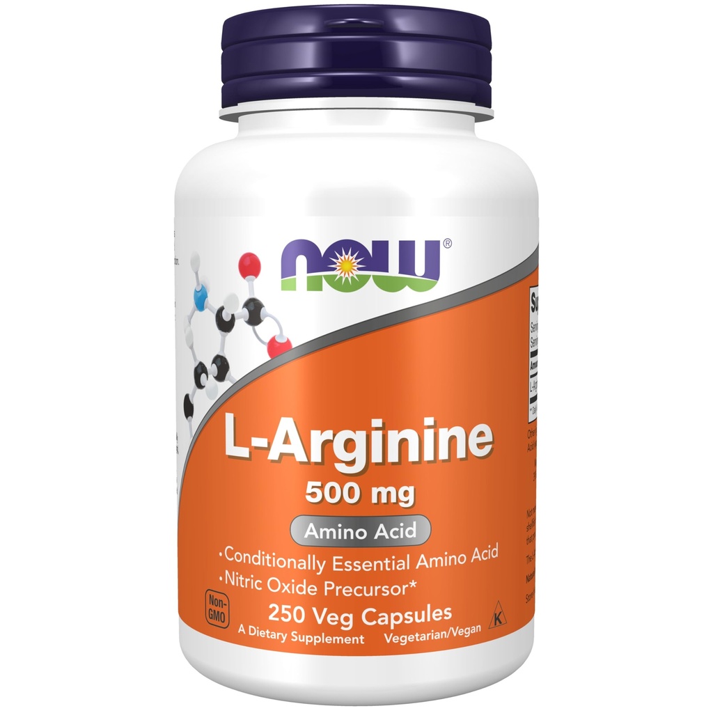 Teraz potravinové doplnky, L-arginín 500 mg, prekurzor oxidu dusnatého*, aminokyselina, 250 Veg kapsuly