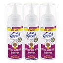Malé opravné prostriedky Sterilné dieťa Saline nosal hmla, Bezpečné pre novorodencov uľaviť dusené a suché nosy, 3 Fl Oz, balenie 3