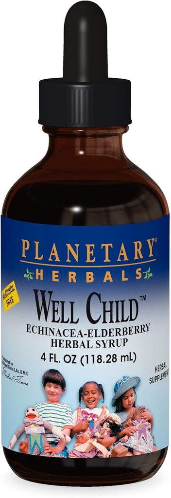 Planétové byliny Echinacea-Elderberry Sirup , 4 fl oz (128/28 ml)