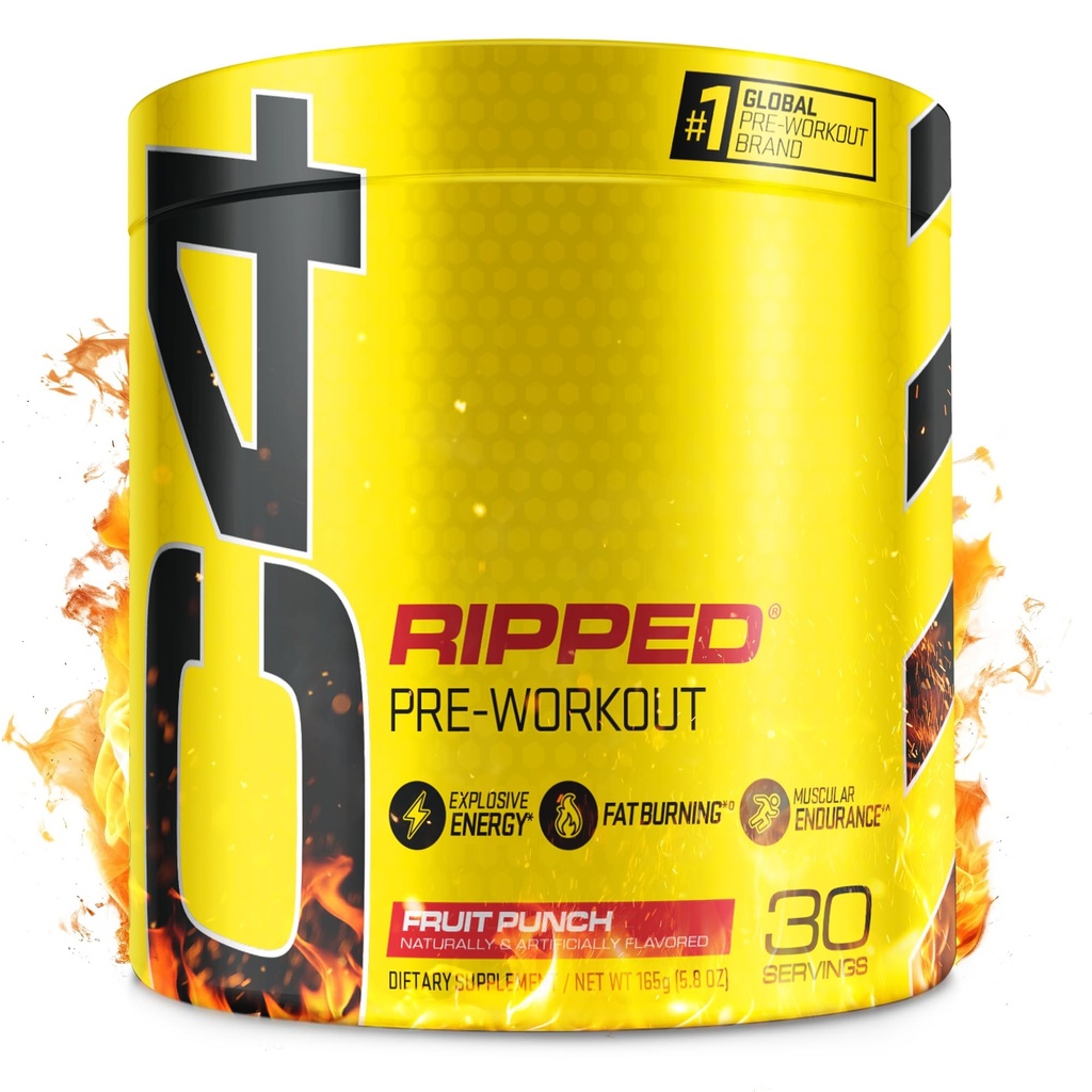 Cellucor C4 zreže pre cvičenie prášok ovocie punch - Kreatín bez + cukor bez precvičenia Energy Supplement for Men & Women - 150 mg kofeín + Beta alanín + chudnutie - 30 porcií