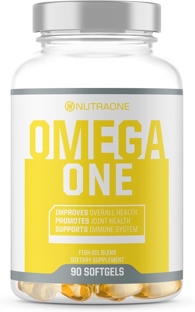 OmegaOne Omega-3 rybí olej doplnok NutraOne (90 500mg rybí olej tabletky)