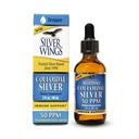 Natural Path Silver Wings Koloidné striebro 50ppm (250mcg) Immune Support Supplement 2 fl. oz. Dropper