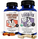 Legendairy mlieko slnečnica Lecitin + Lechita - Dojčenie Doplnky pre mlieko Supplements for Milk Supply and Cotted Milk Ducts - Laktačné doplnky pre mlieko prietok a zvýšenie výroby mlieka