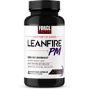 Force Factor LeanFire PM Chudnutie pilulky pre ženy a mužov, Fat Burner a prenocovanie Chudnutie pilulky spáliť tuk, zvýšenie metabolizmu, zlepšiť spánok, Výkonný vzorec pre neuveriteľné výsledky, 60 Kapsule