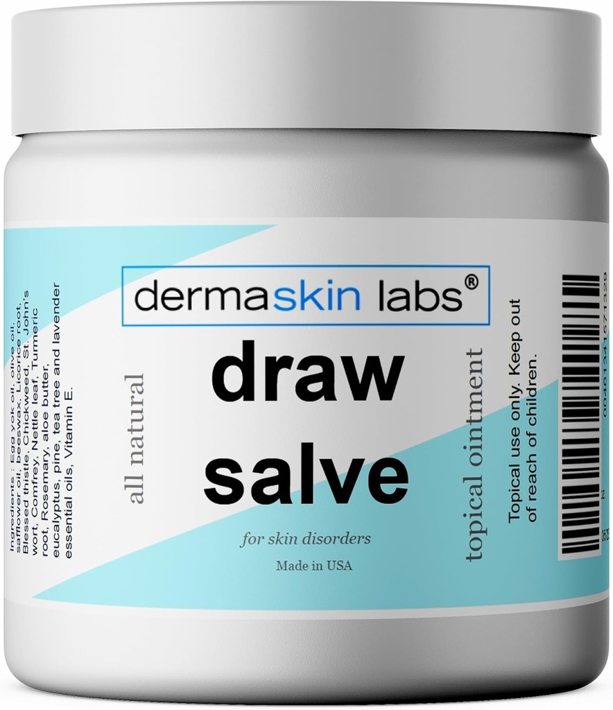 Drawing Salve for Boil Ease Cysts Splinters Burns Poison Ivy Ingred hair fast Draw Ointment Made in the USA