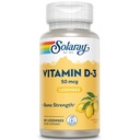 SOLARAY Vitamín D3 Lozenges 50mcg - 2000IU D3 Vitamín - silné kosti, svalová a imunitná podpora - Prírodná citrónová príchuť - Lab Overené, 60-dňová záruka - 60 Servings, 60 Lozenges