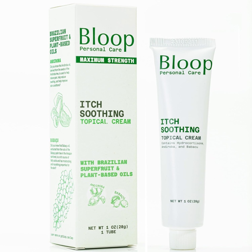 Bloop Anorectal Svrbiaci krém s hydrokortizónom, Andiroba/Babacu Oleje 