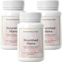 Vyživená mama prenatálny multivitamín - vegánsky multivitamín pre predkoncepciu, tehotenstvo, popôrodné a dojčenie - bez železa s metylovaným folátom a vysokodávkovým cholínom - 270 kapsúl