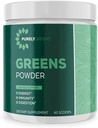 Superfood Powder with špenát, Kale & Beet Root Powder, Daily Super Greens Powder Supports Digestive, Gut Health, Energy, Imunity, Smoothie Mix with Veggie & Fruit Powder, 60 Servings