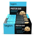 Légia Čokoláda Chip Cookie Dough Protein Bar - 100% Srvátka Proteín Bary Nízky cukor Vysoká Proteín s prebiotickými Fiber - Sójové - Bezlepok, Prirodzene Ochutené, Nízky tuk, Vysoké proteínové tyčinky (12 Počet)