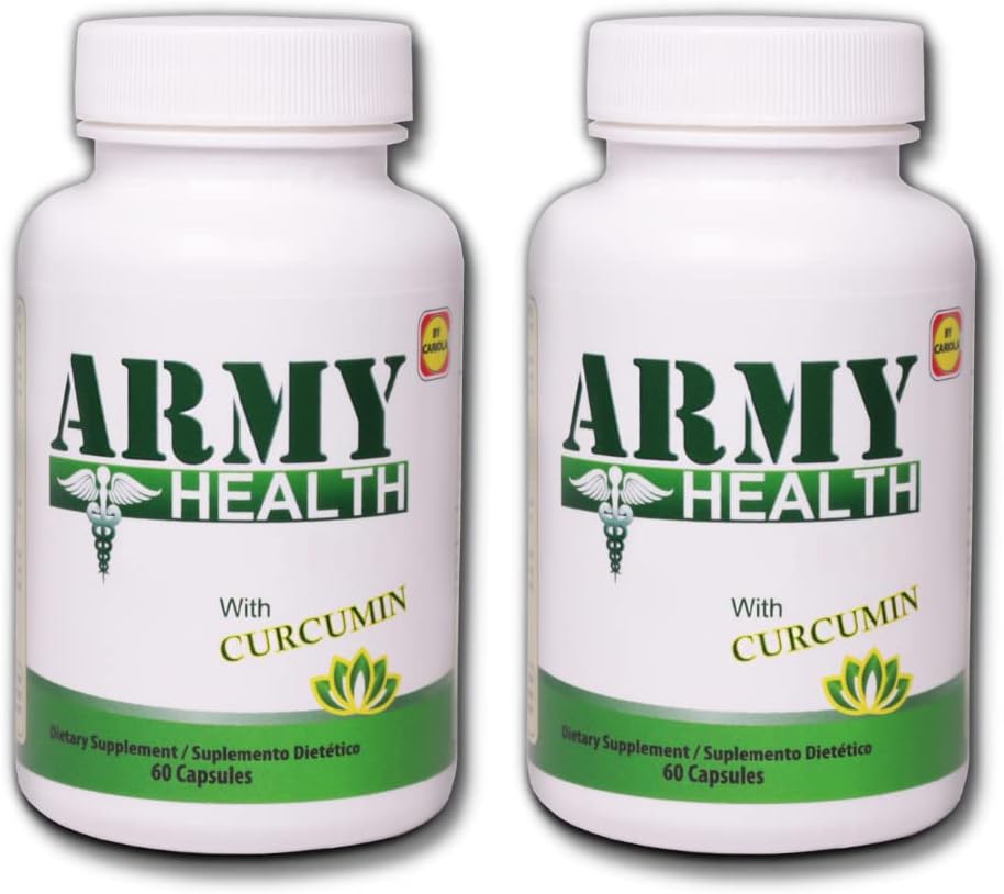 100% Natural Turmeric Curcumin 60 Kapsule - Ginger, Boswellia Serrata - Pain Support Discomfort - Bolesť krku a BackAche - Joint and Muscle Support Pack of 2-120 Caps