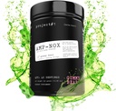 Project #1 AMP-NOX: Non-Stim Pre Cvičenie Powder - Boost Focust, Pumpa, & Energy - Kofeín zadarmo Proteín Nápoj s aminokyselinami pre mužov a ženy - Gummy Bear chuť - 40 Servivné
