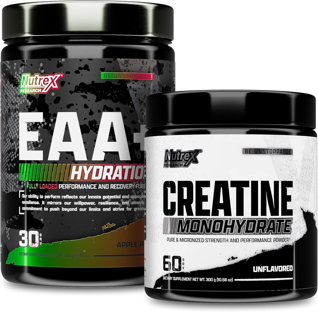 Nutrex Výskum EAA Hydratácia Apple Pear Aminos & Creatin Monohydrát Prášok