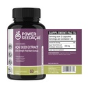 Power Seed Acai - Posilňovač oxidu dusnatého. Podporuje prietok krvi, hladiny cukru v krvi, Metabolická funkcia a energia. Super silný antioxidant. Kofeín-Free. Patentovaný Vzorec 60 Kapsule