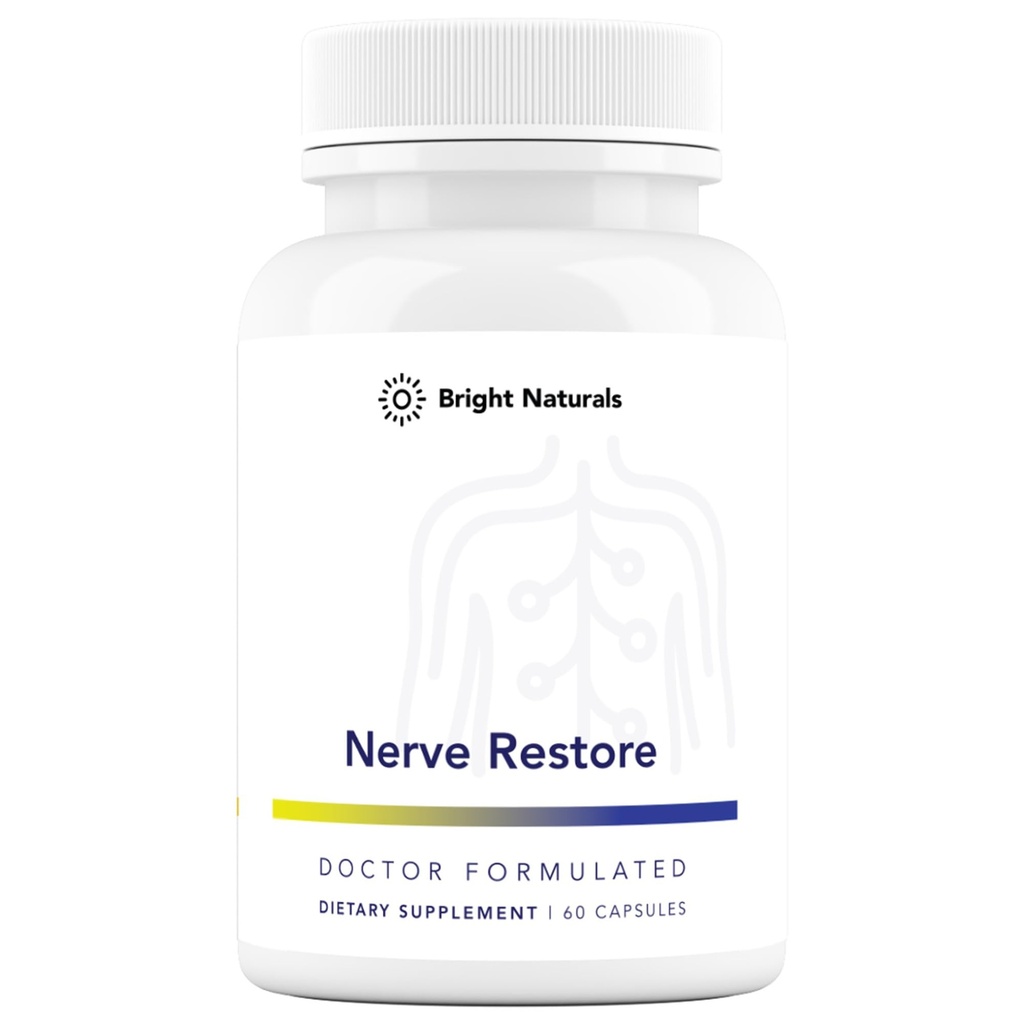 Nerve Restore - Nerve Suplement - Obsahuje pea, White Willow, a B-Vitamin Nerve Support Complex pre Advanced Nerve Health Support - Made in The USA, 60 Kapsule