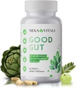 Dobrý Gut - Trávenie Podpora Byliny obnoviť zdravie Gut - Podporte zdravé pohyby čriev, Znížiť Bloating a Boost GI Motility w/Triphala & Artičoky extrakt - 60 Kapsule