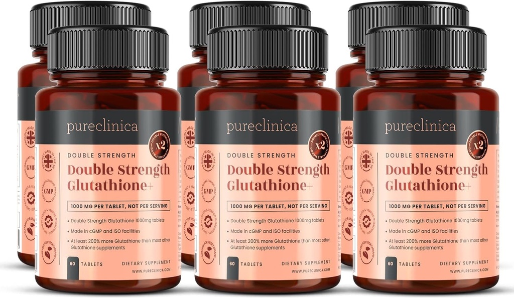 Glutatión 1000 mg x 360 tabliet (6 fliaš po 60) - w/500 mg Glutatión, 300 mg ALA a 200 mg VIT C na tabletu