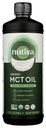 Nutiva Organic MCT Olej, bez príchute, 32 Oz, USDA Organic, Non-GMO, non-BPA, celý 30 Schválené, Vegan, Gluten-free & Keto, 14g MCT za obsluhu a neutral chuť na energiu Boost na kávu, Shakes a šaláty