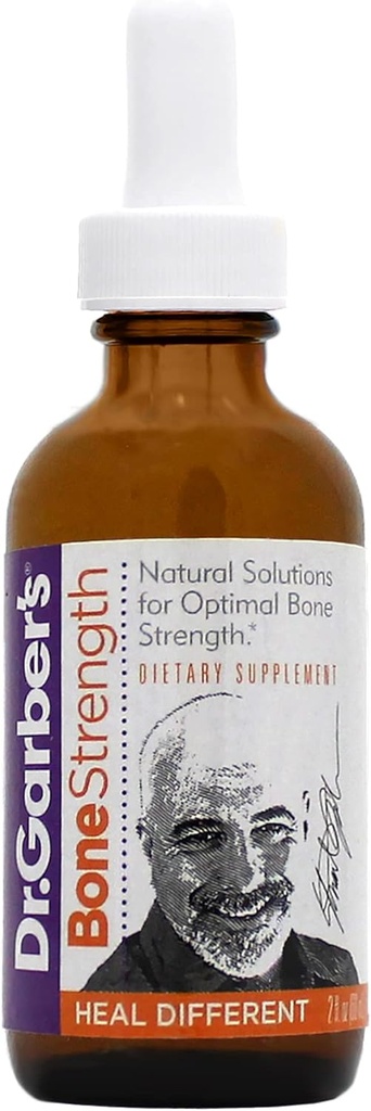 Dr. Garber 's Natural Solutions Bone Strength Oral Drops-Gemmoterapia Liquid Supplement 