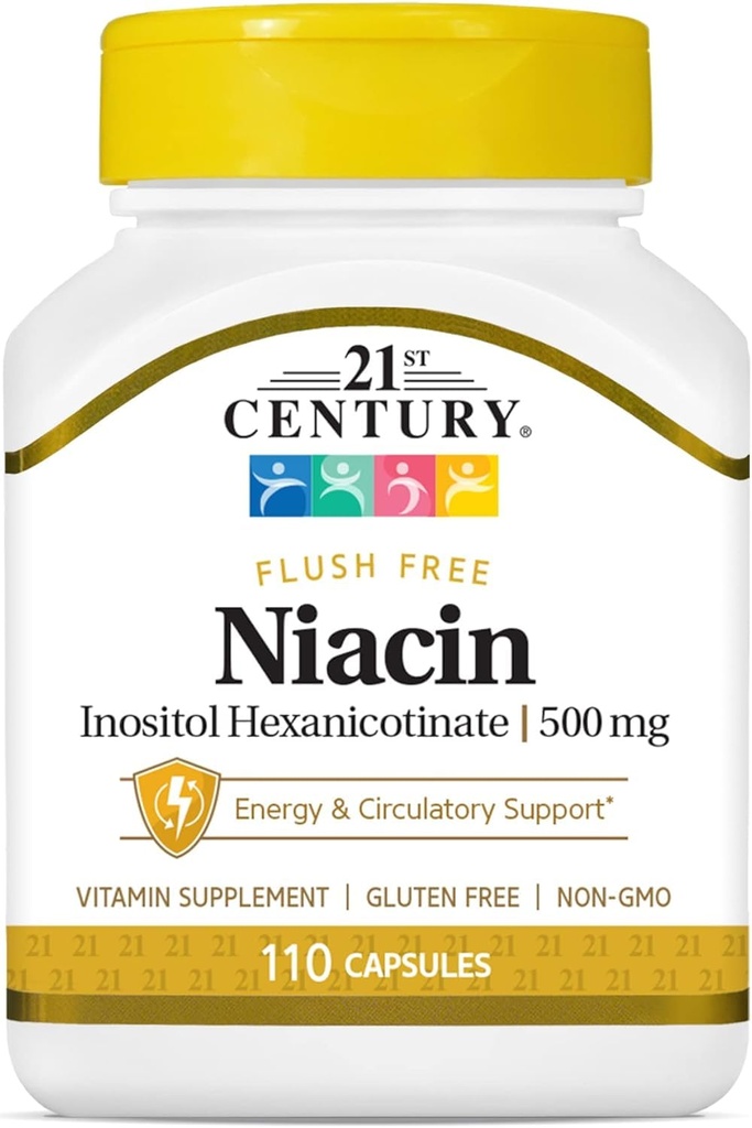 Niacin Flush Free 500 Milligrams 110 Kapsule