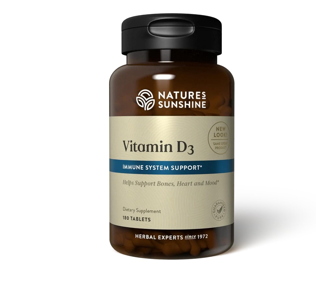 Prírodný slnečný vitamín D3, 180 tabliet