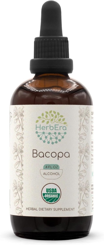 HerbEra Bacopa A120 USDA Organic Tinture 