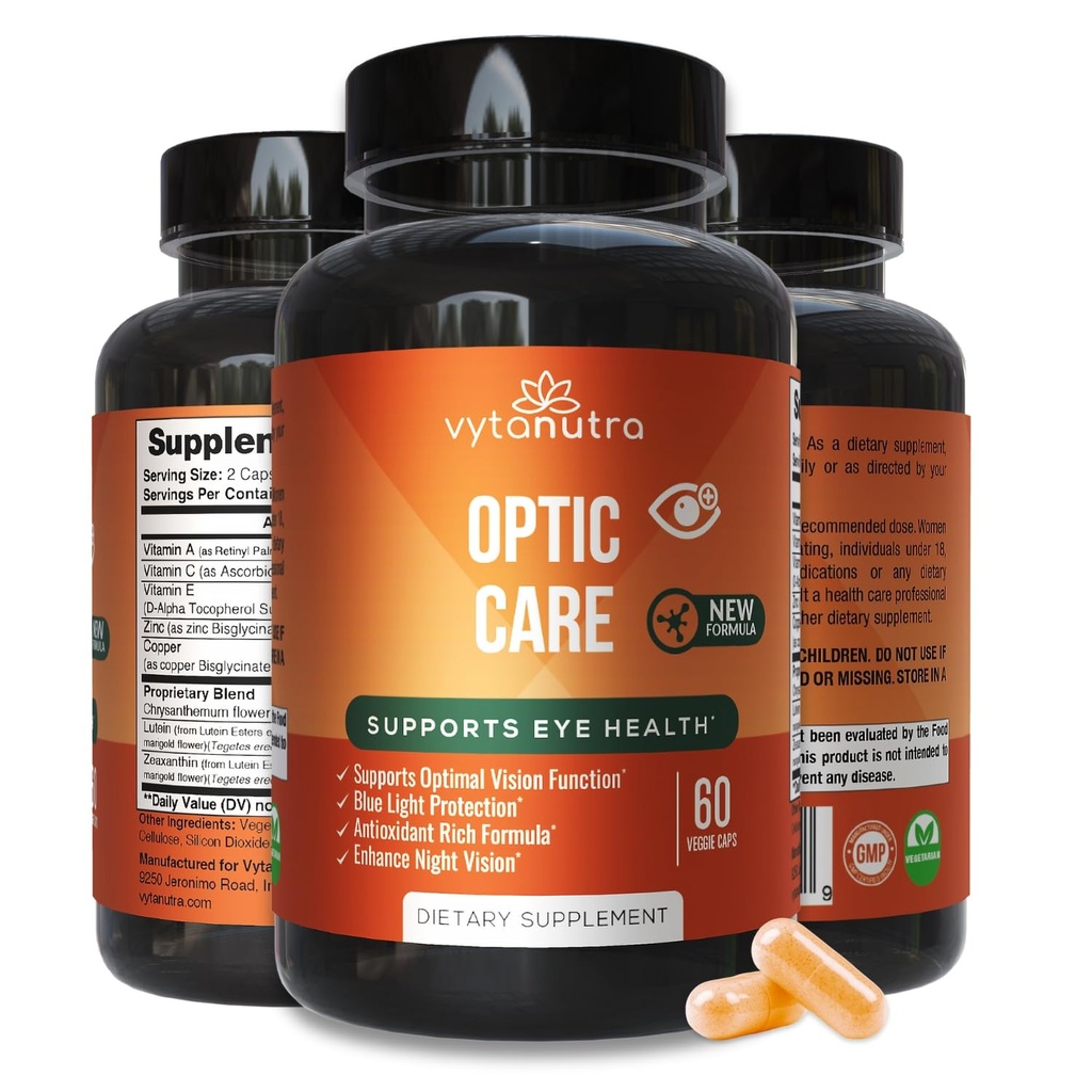 Optická starostlivosť o oči Vitamíny 