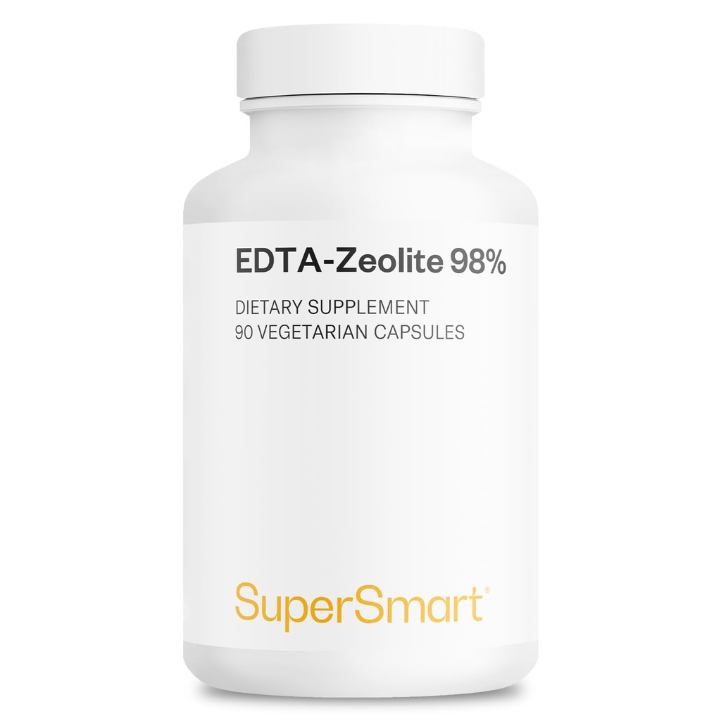 Supersmart - EDTA Zeolit 98% (Advanced Formula) - s mliekom Thitle & Petržlen - High Potency Supplement 
