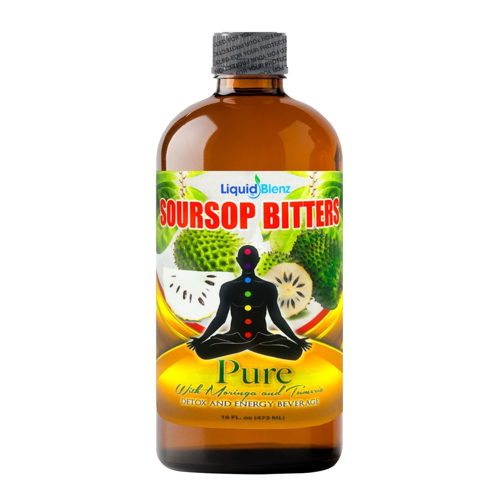 Kvapalný BLENZ Pure Soursop Bitters s Moringa & Turmerica 