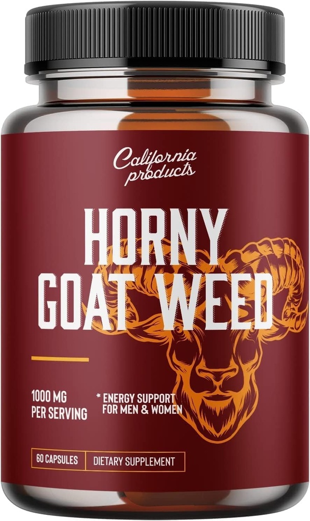 Horny koza burina pre ženy a mužov - bylinný komplex Blend Supplement with Saw Palmetto Extract Ginseng Maca Root a Tongkat Ali Powder - Mens Prostate Health Supplement with Horny caps Weed Extract