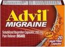 Advil 200 mg Tekuté naplnené kapsuly 20 ea