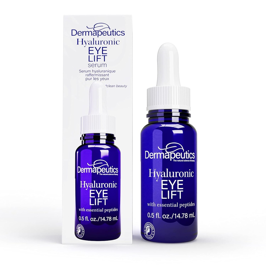 Dermapeutics Hyaluronic Acid Serum for Eyes, 0.5 oz 