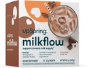 UpSpring Milkflow Energy Dojčenie Supplement Drink Mix s senovka grécka, Čokoládová chuť, Laktačné doplnky na podporu materského mlieka a vitamíny B, 16 Nápojové zmesi