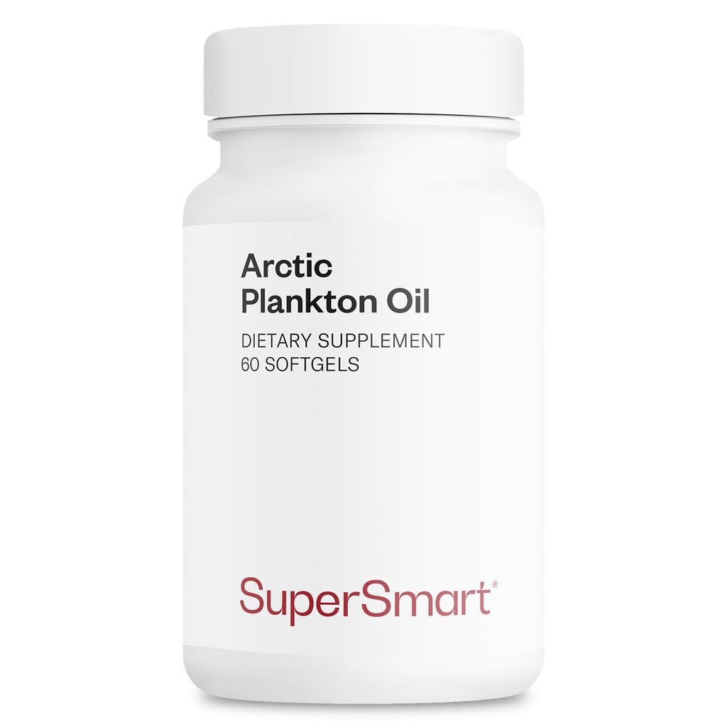 Supersmart - Arctic Plankton Oil 1000mg per day (Patented) - Greater Nutrition Than Fish & Krill Oil Supplement - with Omega-3 Mastné kyseliny, EPA, DHA & SDA 