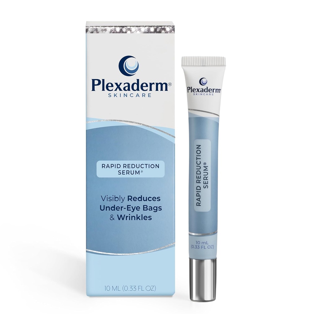 Plexaderm Rapid Reduction Eye Serum - Viditeľne znižuje pod-Eye tašky, vrásky, tmavé kruhy, jemné čiary & vrana nohy Instantly, Anti Aging Vrásky odstraňovač pre tvár, plná veľkosť Tube