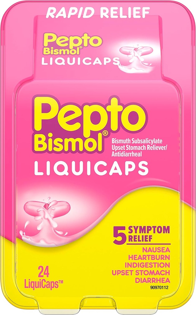 Pepto hnačka Proti hnačke Liquicaps - 24 ct
