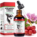 Urinary Tract for Psy, Pes Urinary Tract Infekcie Liečba kvapky Podporuje močový mechúr, Obličkový kameň a pes UTI, Pet Supplies Health Care, Bacon Flavor- 60ml / 2.02oz