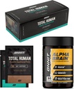 ONNIT Premium Alpha Brain Bundle - Nootropic Brain Supplement (90 Počet) pre zameranie, koncentrácia a pamäť + celkový ľudský deň a noc vitamínové balenia pre mužov a ženy (30-Deň dodávky)